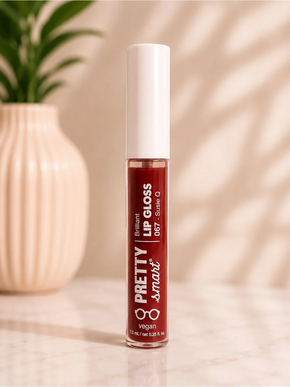 Brilliant Lip Gloss — Pretty Smart Brilliant Lip Gloss #067 Susie Q (vegan)